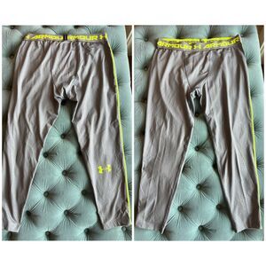 Under Armour Men's Heatgear Compression 3/4 Tights Baselayer 3XL Grey
